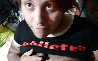 pendeja bien puta Argentina Chupandole la pija al ex y haciendole una turca pov. conocela instagram @condenadah lg13