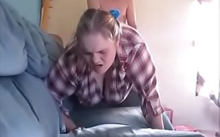Please Capture Daddy!! Daddy Abuse & Underscore Himself On Mint Teen Daughter