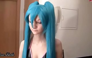 ADOLESCENTE ALEMÃO FODA-SE COMO MIKU HATSUNE COSPLAY SEXO COM FACIAL PORNO
