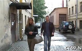 The rough fucking makes legal age teenager wench moan from bright orgasms