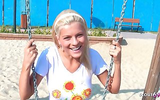 Cute Girl Best-liked up together with Fuck Away from Stranger respecting Real POV Porn